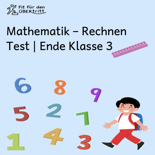 Rechnen – Mathe Test Ende Klasse 3 | Plus, Minus & Einmaleins