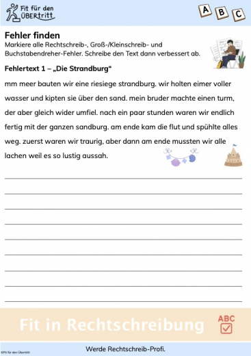 Werde Rechtschreib-Profi Übung 3