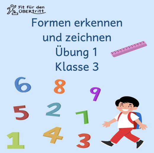 Formen erkennen und zeichnen - Übung 1