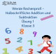 Werde Rechenprofi - Halbschriftliche Addition und Subtraktion - Übung 1
