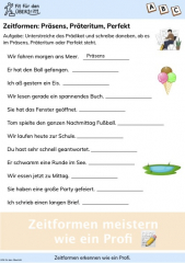 Zeitformen erkennen wie ein Profi. Übung 1 Zeitformen erkennen wie ein Profi. Übung 1
