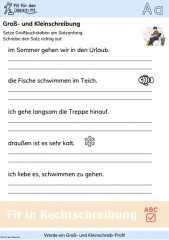 Werde ein Groß- und Kleinschreib-Profi! Übung 2