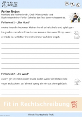 Werde Rechtschreib-Profi Übung 1